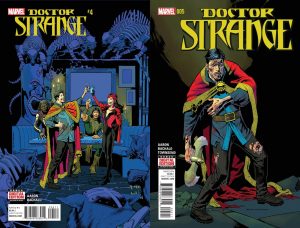 Doctor Extraño vol. 1, de Jason Aaron, Chris Bachalo y Kevin Nowlan 4 Portada Doctor Extraño 4 y 5
