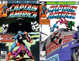 Portadas Captain America 251-252