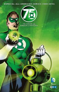 Portada 75 años Green Lantern