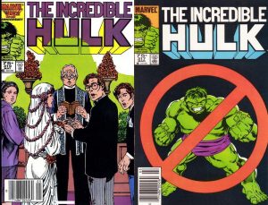 Hulk, de John Byrne 4 Portadas Hulk 317 y 319