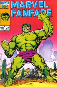 Hulk, de John Byrne 5 Portada Hulk - Marvel Fanfare
