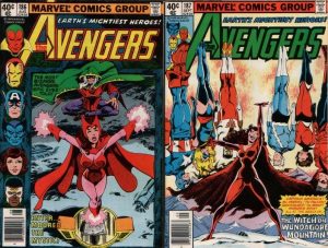 Portadas Avengers 186 y 187