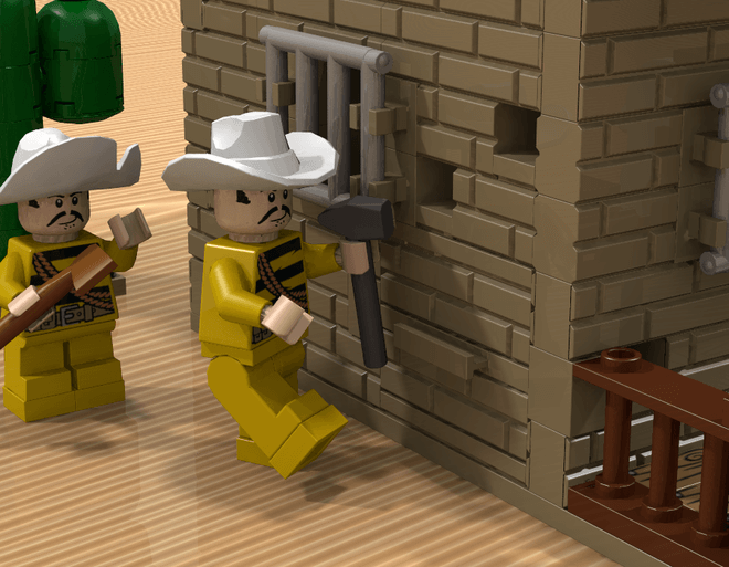 Lucky Luke y los hermanos Dalton de Lego 8 Imagen Lucky Luke Lego - 06