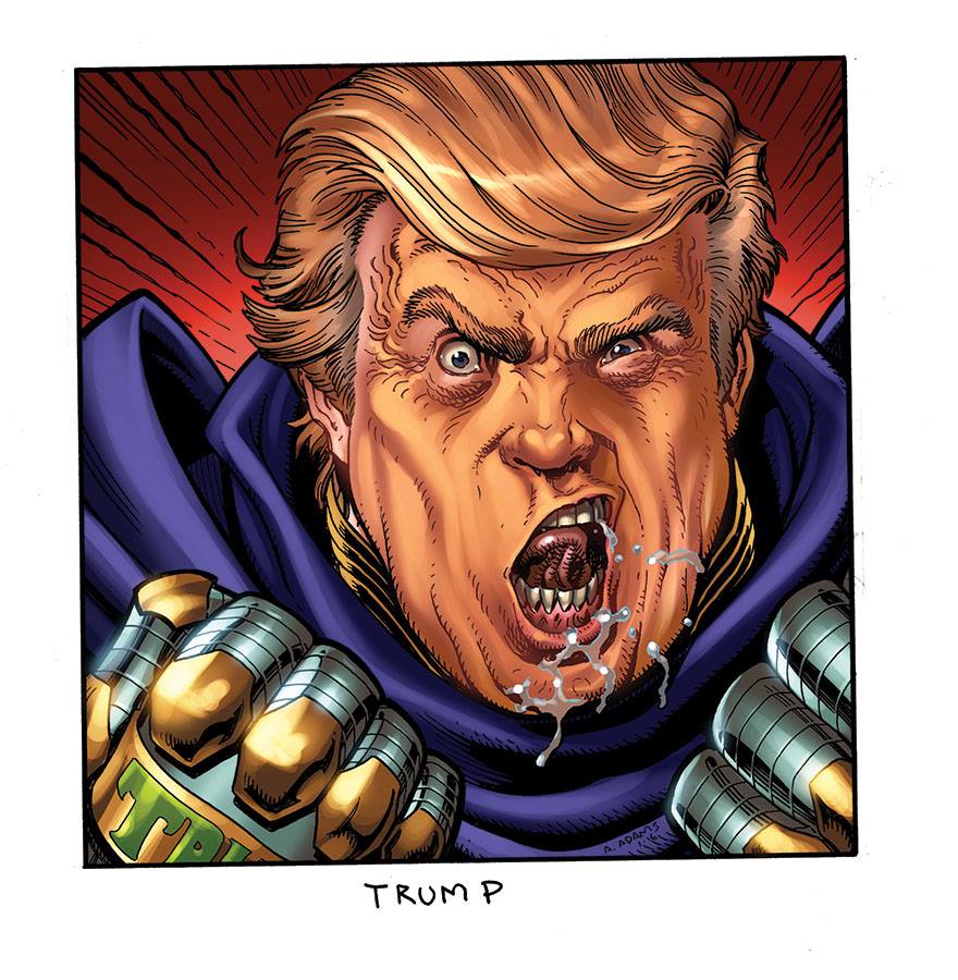 Trump - Arthur Adams GQ (color)