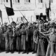 El impacto de la revolución rusa en España 24 Octubre de 1917. Soldados rusos vitorean a la Duma al hacerse publica la abdicacion de Nicolas II