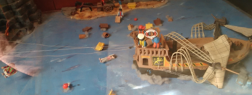 El Museo marítimo de Bilbao incluye entre sus exposiciones dioramas de playmobil 1 El Museo marítimo de Bilbao incluye entre sus exposiciones dioramas de playmobil 1