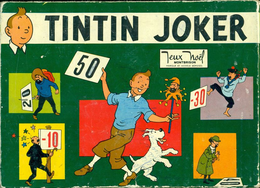 Dibujos originales del juego de cartas de Tintin (1964) 3 Dibujos originales del juego de cartas de Tintin (1964) 3