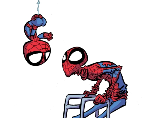 Portada Spiderman: Life Story 1 (Skottie Young)