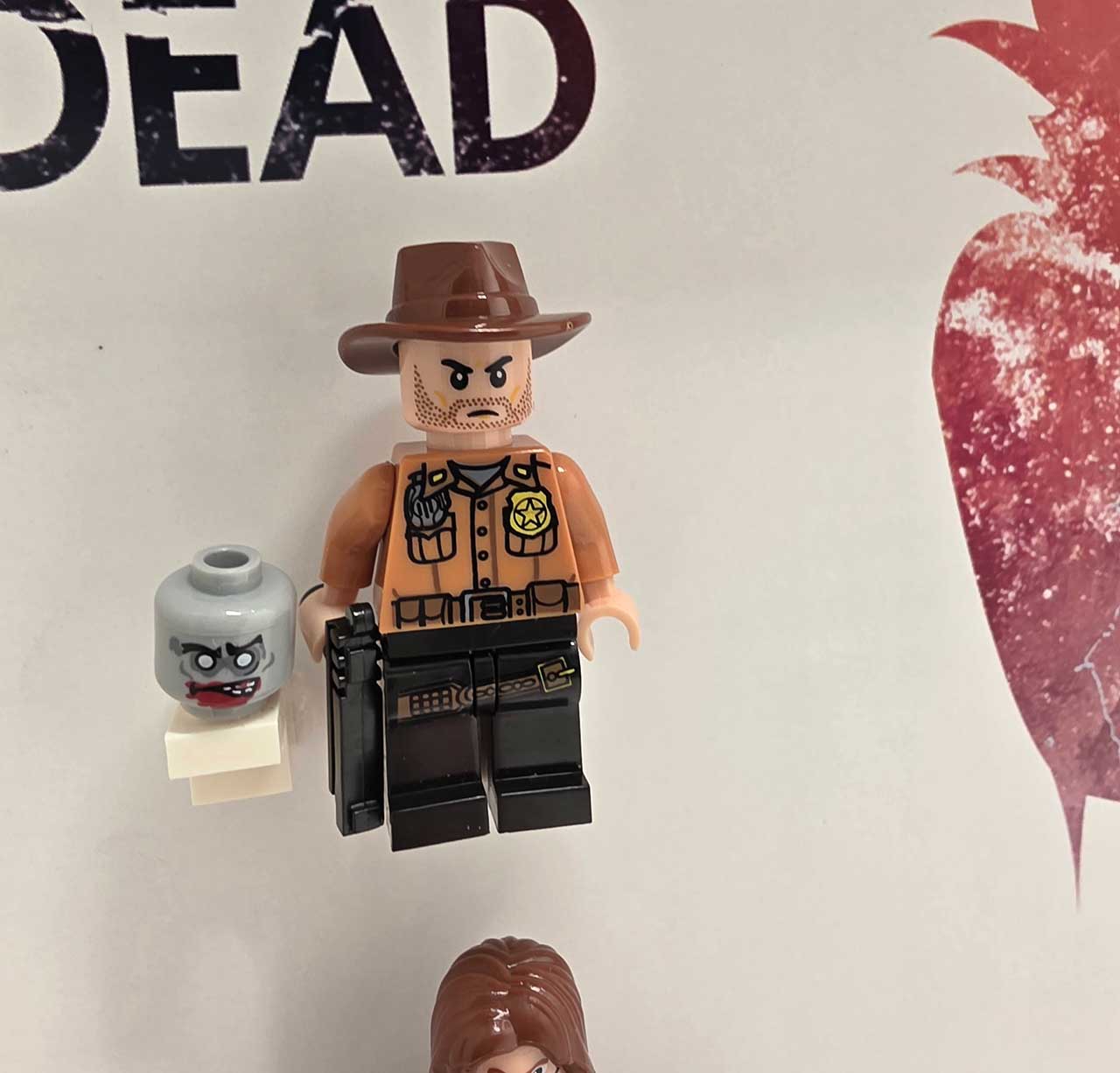 Cuadro minifiguras The Walking Dead - 04 Cuadro minifiguras The Walking Dead - 04
