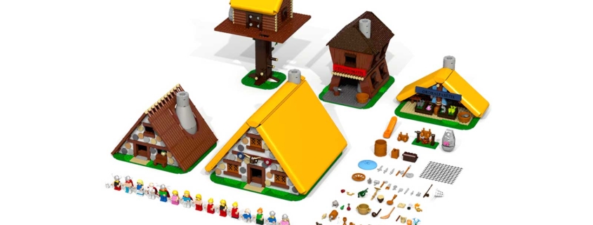 La aldea gala de Asterix en Lego 1 La aldea gala de Astérix Lego