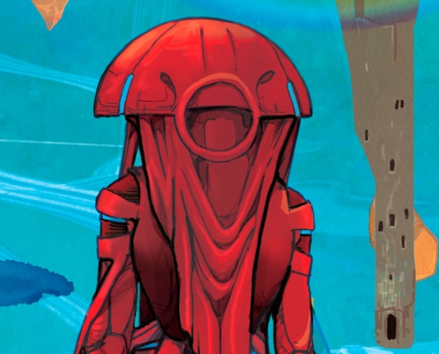 Detalle portada Invisible kingdom 1