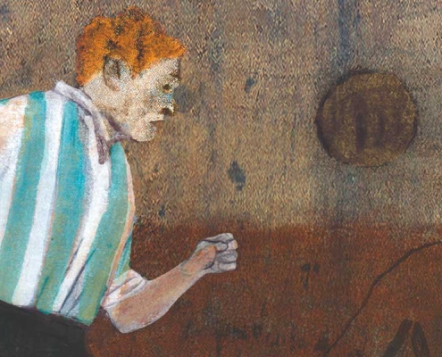 Detalle Portada Llamarado de Jorge González
