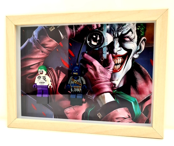 Cuadro minifiguras Batman y Joker (La broma asesina)