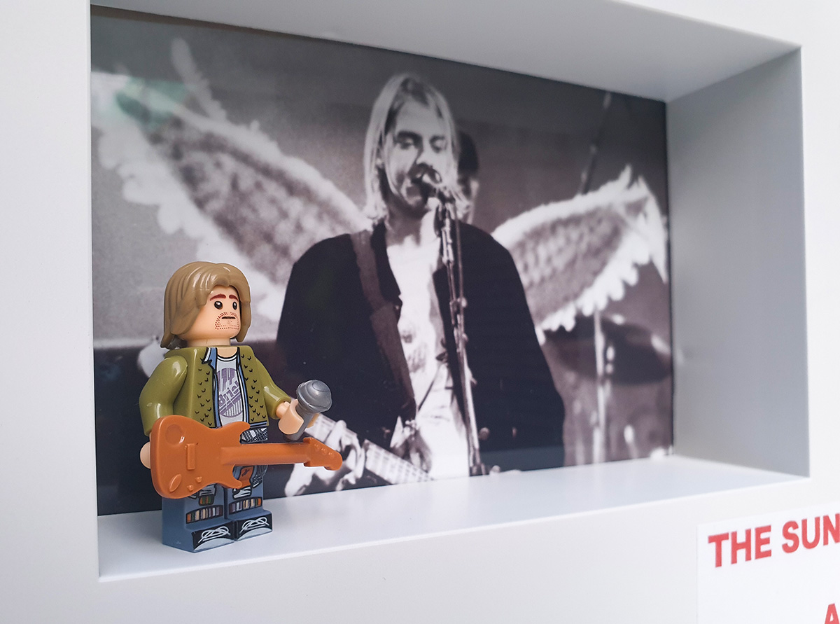 Cuadro minifigura Kurt Cobain