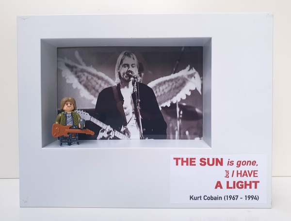 Cuadro minifigura Kurt Cobain