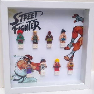 Cuadro de minifiguras Street Fighter