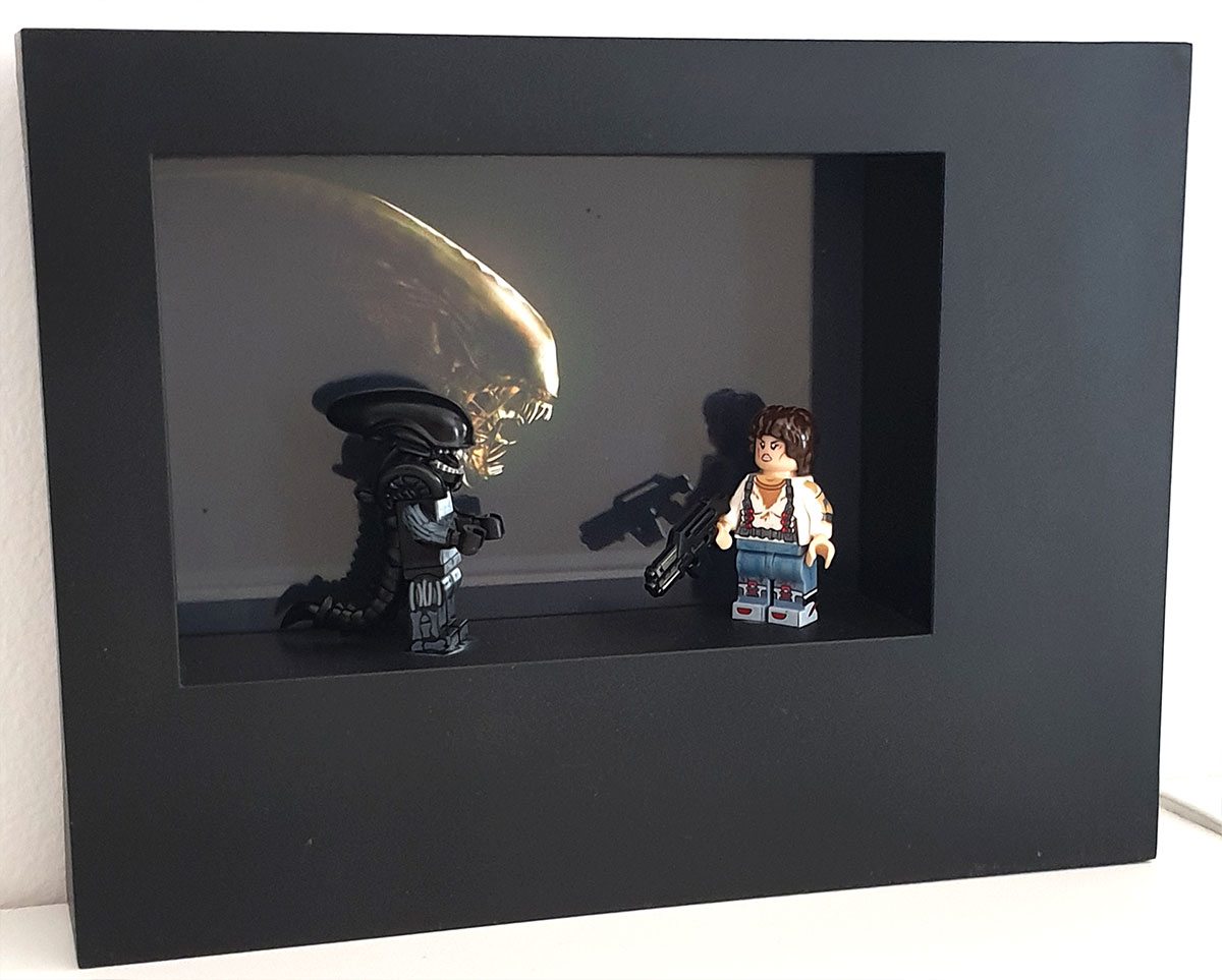 Cuadro minifiguras Alien: el octavo pasajero