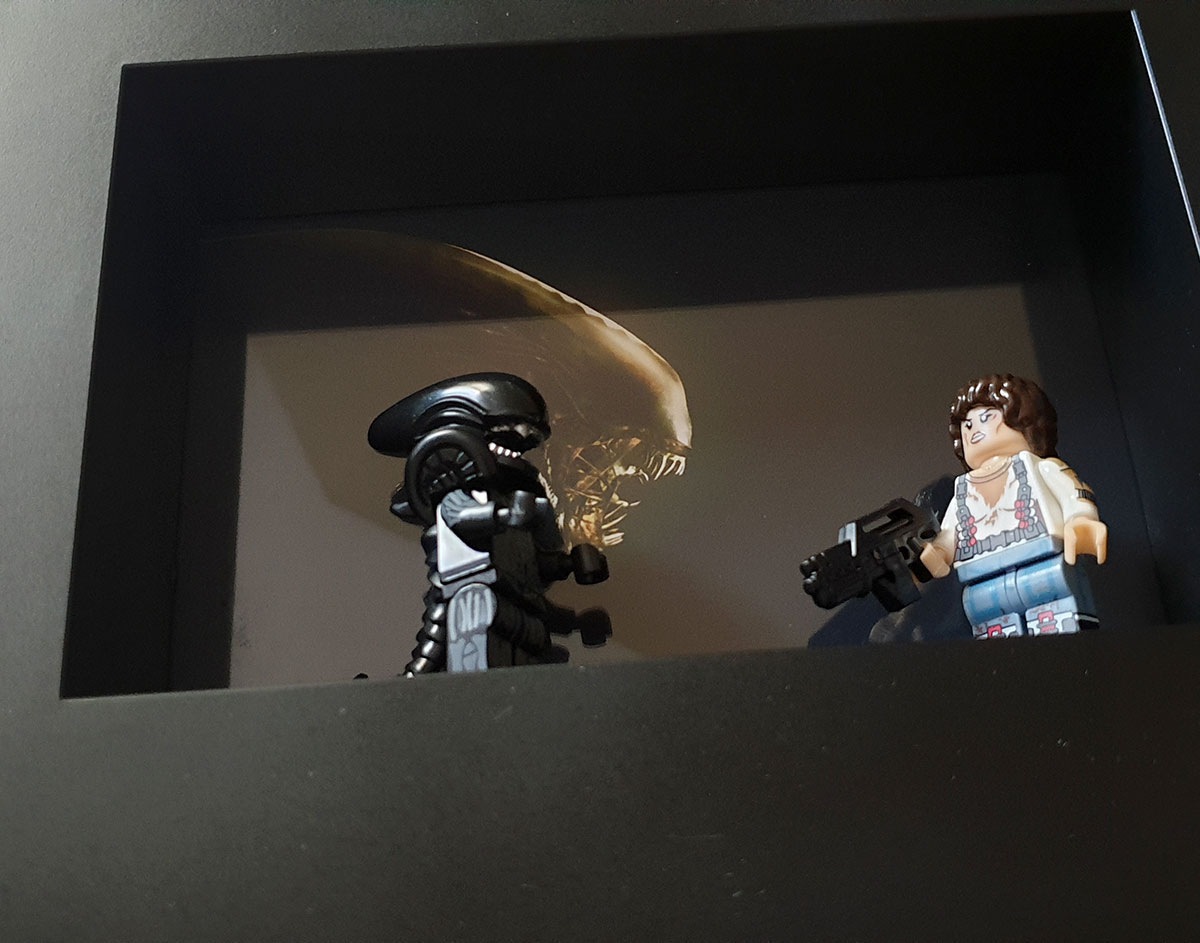 Cuadro minifiguras Alien: el octavo pasajero