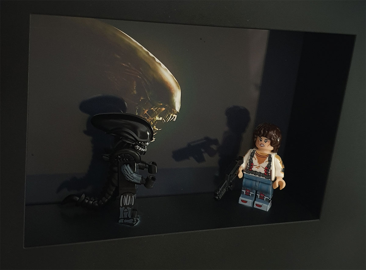 Cuadro minifiguras Alien: el octavo pasajero
