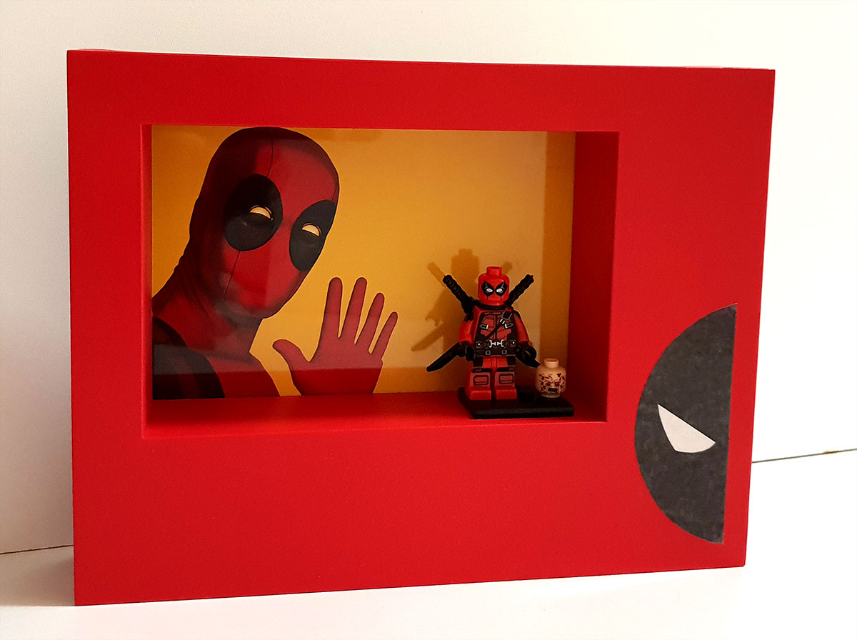 Cuadro minifigura Deadpool