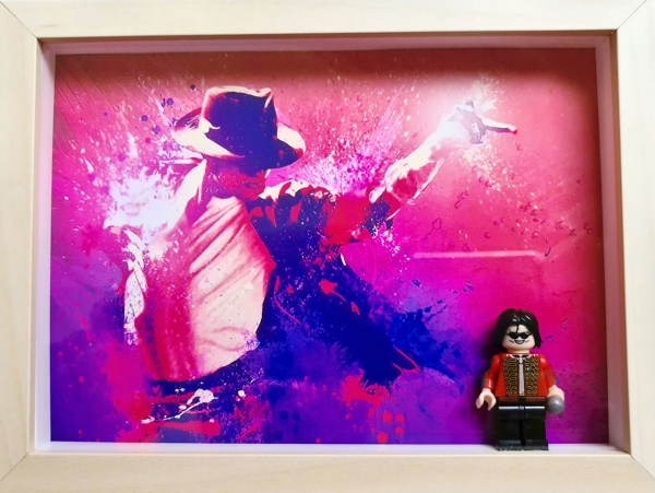 Cuadro minifigura Michael Jackson