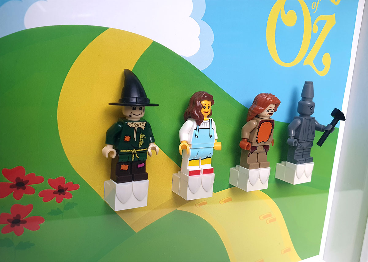 Cuadro de minifiguras El Mago de Oz