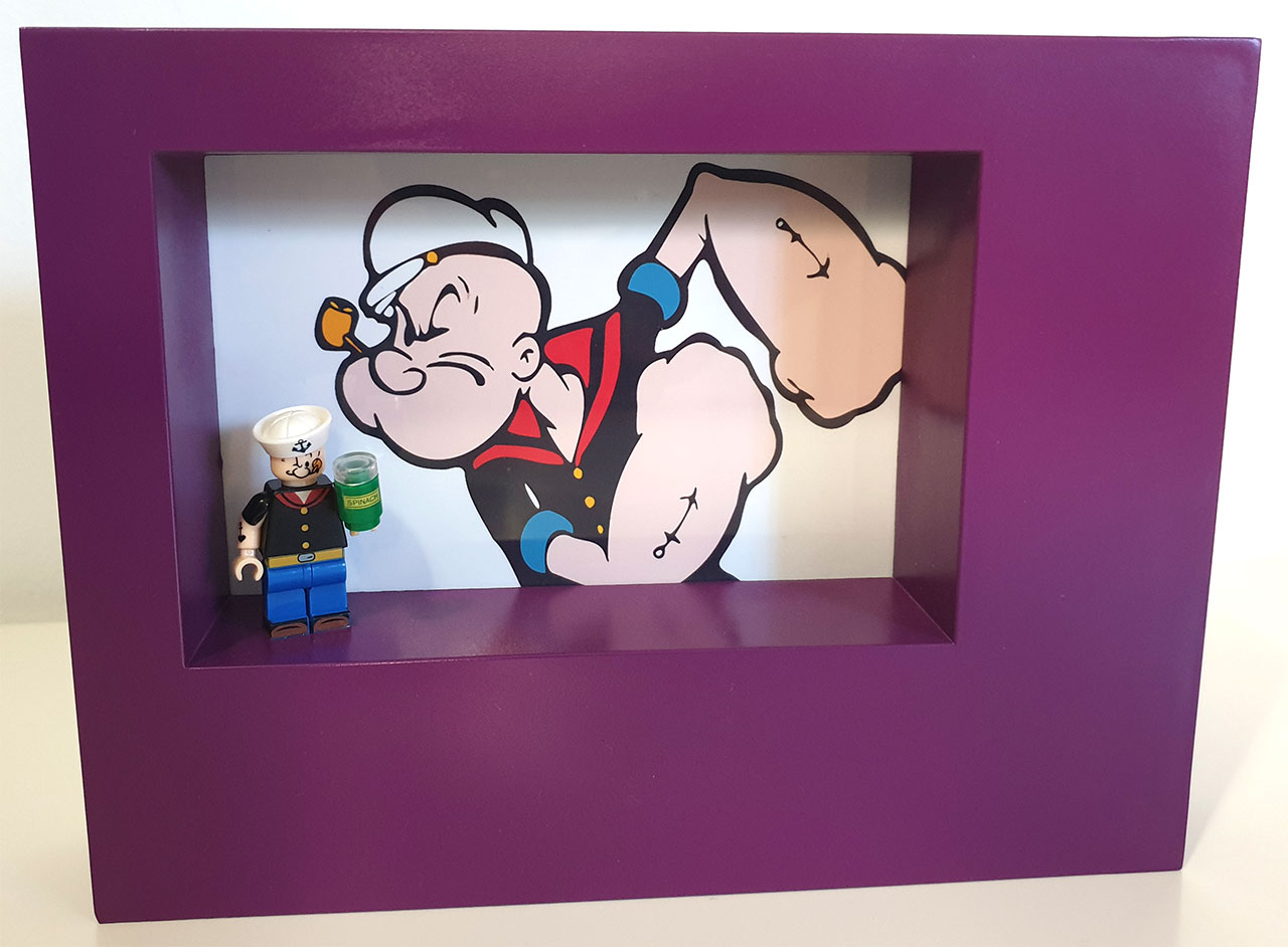Cuadro minifigura Popeye
