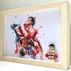 Cuadro minifigura Rocky Balboa 18 Cuadro minifigura Rocky Balboa
