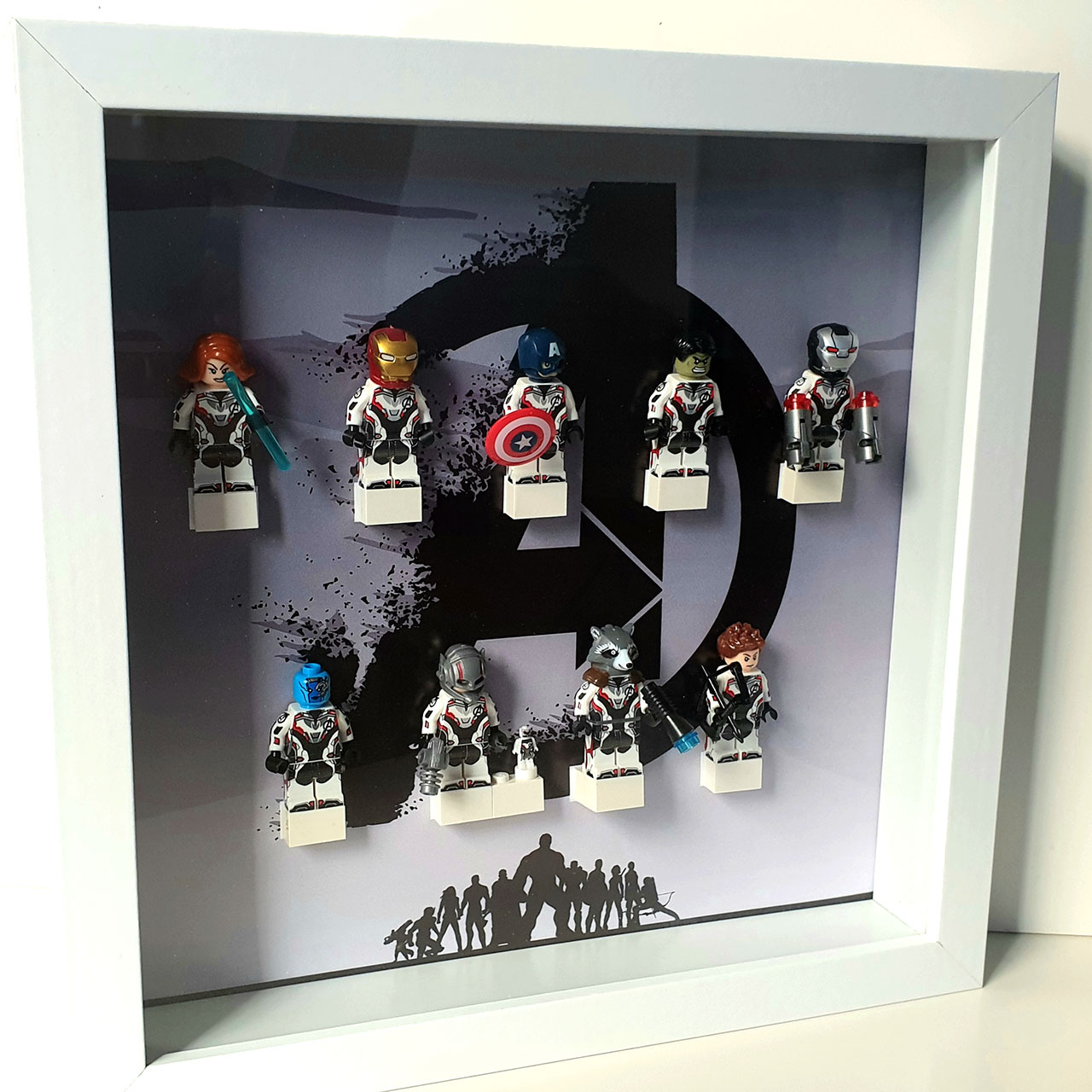Cuadro de minifiguras Los Vengadores: Endgame