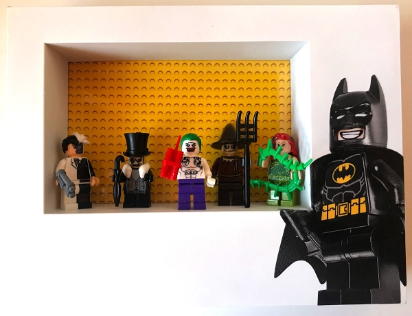 Cuadro de minifiguras Villanos de Batman