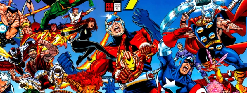Detalle portada Heroes Return: Los Vengadores
