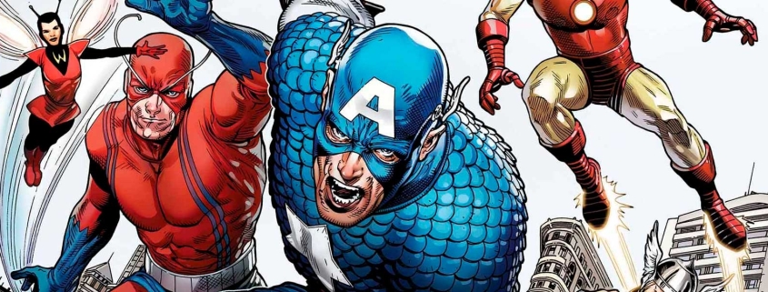 Detalle portada Captain America 80 Anniversary Tribute