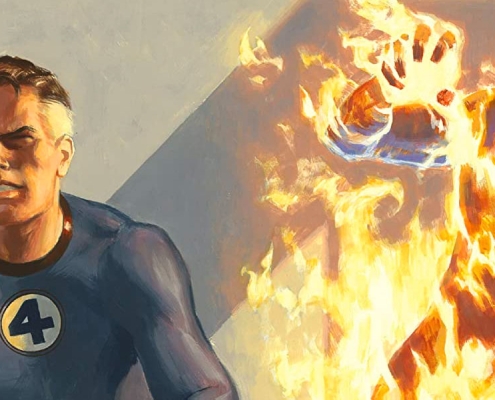 Detalle portada Mythos: Fantastic Four