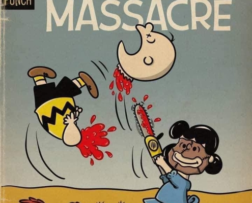Películas de terror con personajes Disney 20 Matanza de Texas - Peanuts