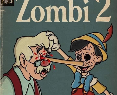 Películas de terror con personajes Disney 21 Zombi 2 - Disney