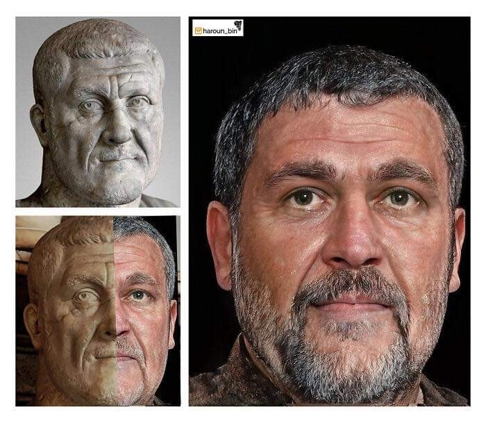 Como serían los emperadores romanos en la vida real 11 Como serían los emperadores romanos en la vida real 10