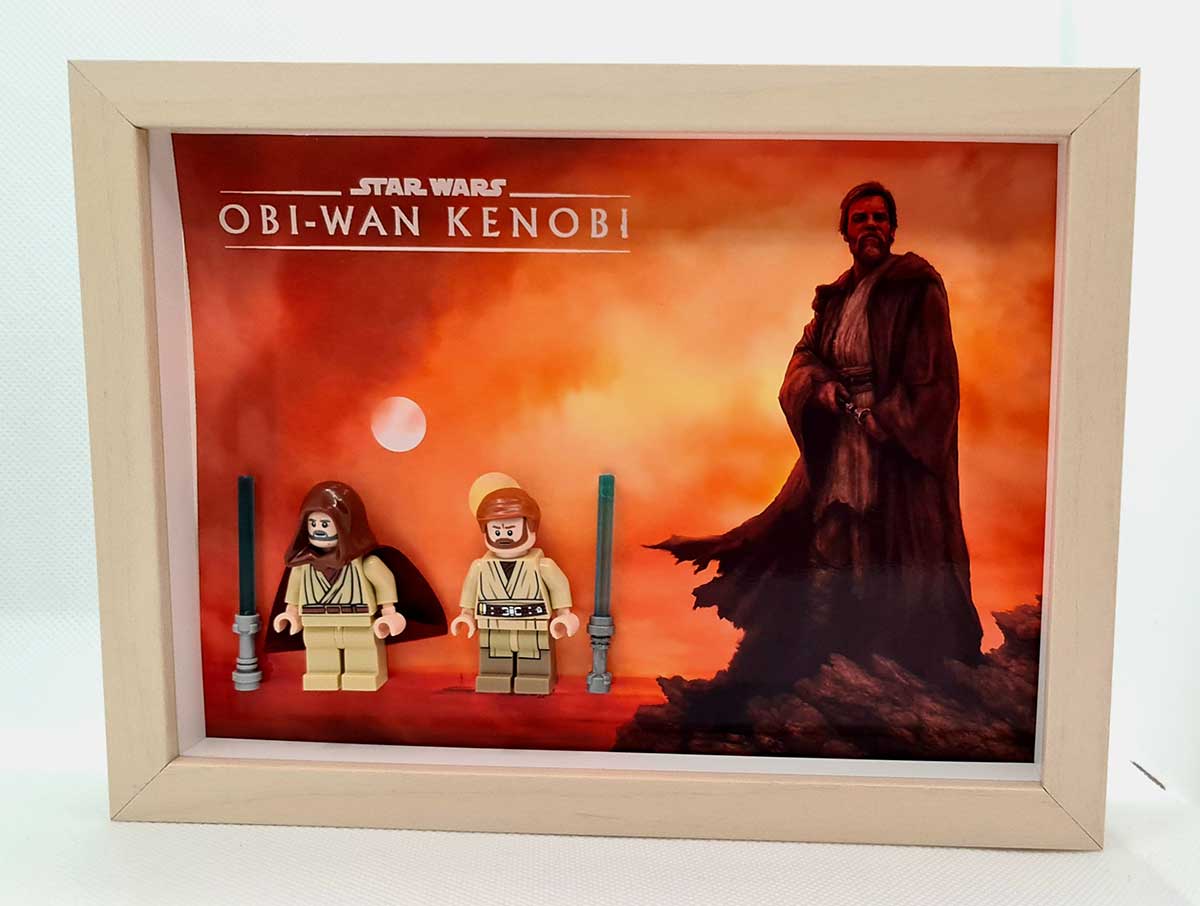 Cuadro Lego Obi-Wan Kenobi - 02 Cuadro Lego Obi-Wan Kenobi - 02