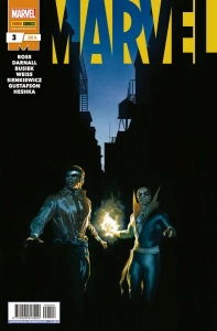 Marvel # 3 (de 6), de Kurt Busiek, Alex Ross y Bill Sienkiewicz 2 Portada Marvel 3