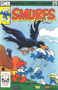 Portada Smurfs 2 - Marvel Comics