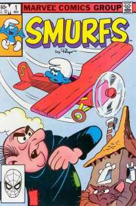 Portada Smurfs 1 - Marvel Comics