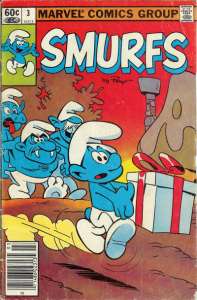 Portada Smurfs 3 - Marvel Comics