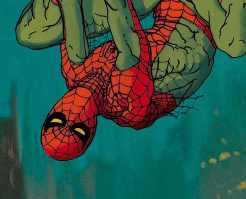 Detalle portada Previews Amazing Fantasy Spiderman 1000