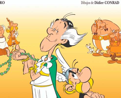 Detalle portada Asterix: El lirio blanco (2023)