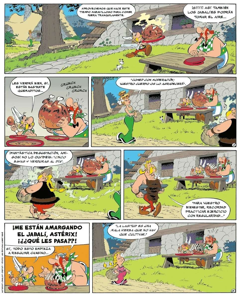 Página Asterix: El lirio blanco Página Asterix: El lirio blanco
