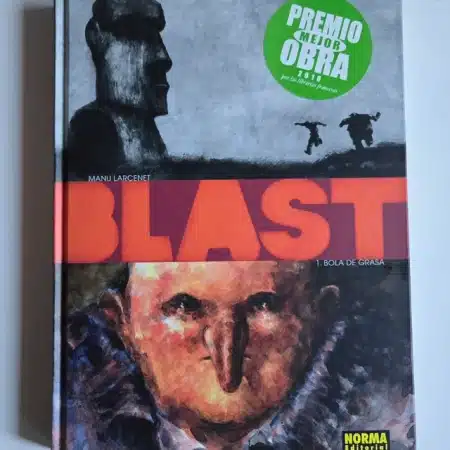 Blast 1. Bola de grasa. Manu Larcenet (Norma Editorial) 4 Portada Blast tomo 1, Manu Larcenet