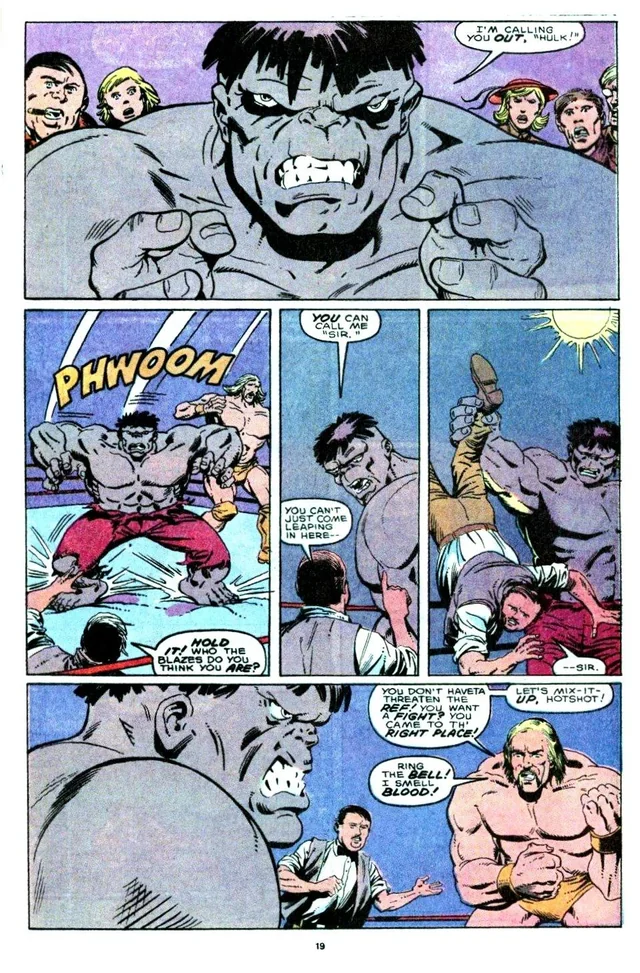 Cuando el Hulk de Marvel se enfrentó a Hulk Hogan 5 Marvel Comics presents 45: Increíble Hulk y Hulk Hogan - 01