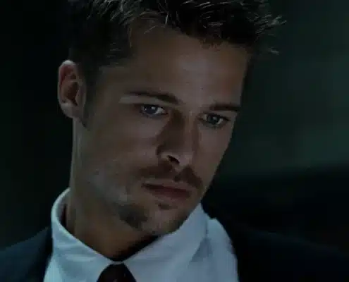 La carta de David Fincher que envió a las salas de cine 6 Brad Pitt- Fotograma de Seven (1995)