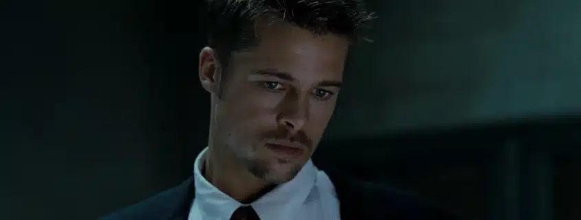 La carta de David Fincher que envió a las salas de cine 1 Brad Pitt- Fotograma de Seven (1995)