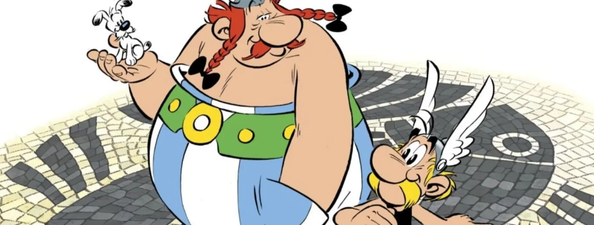 Astérix en Lusitania, de Fabcaro y Conrad 1 Detalle portada Astérix en Lusitania