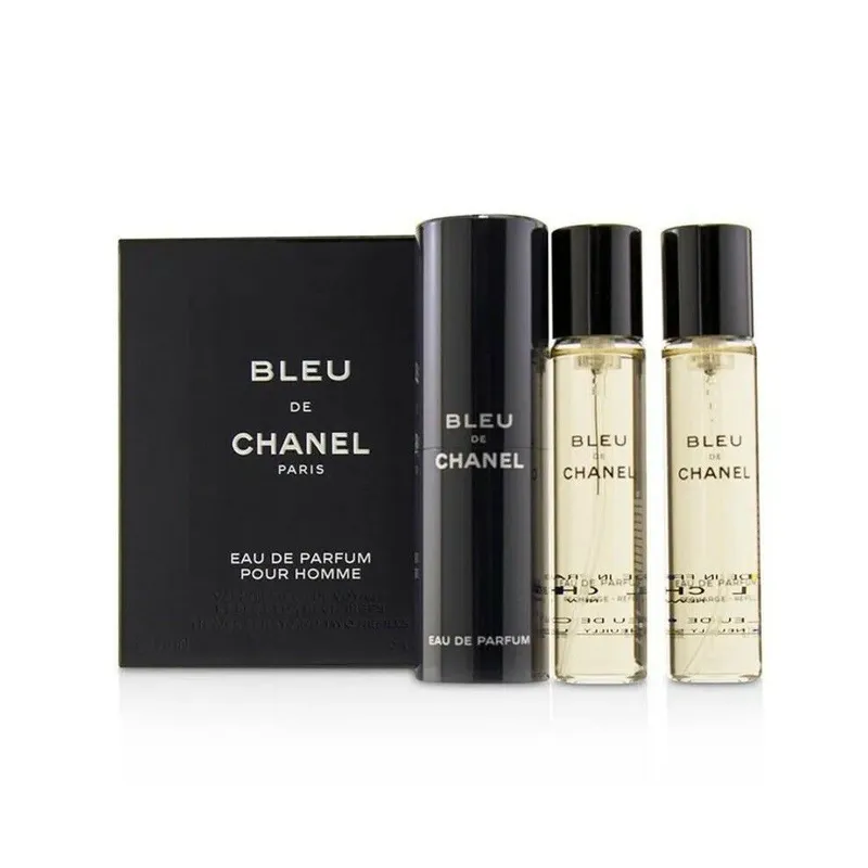 Chanel Bleu de Chanel Pour Homme  Eau de Parfum Men 20X3ml Travel Spray  Refill  Graldanah